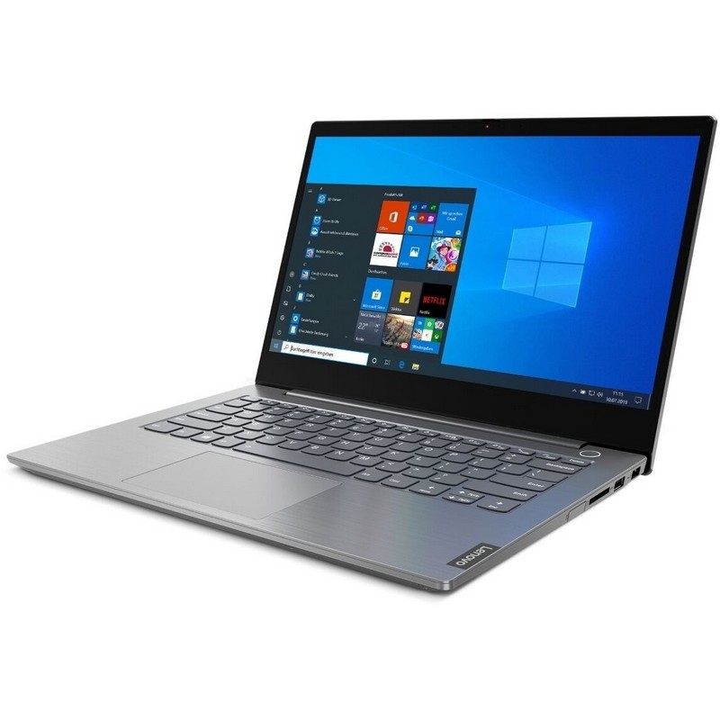 Ноутбук Lenovo ThinkBook 14-IIL 14" FHD (1920x1080) IPS AG 250N, I3-1005G1, 4GB DDR4 2666, 256GB SSD M.2, Intel UHD, NoWWAN, WiFi, BT, FPR, TPM, 3Cell 45Wh, Win 10 Pro, 1YR C.I, Mineral Grey, 1,5 kg 20SL003RRU 20SL003RRU