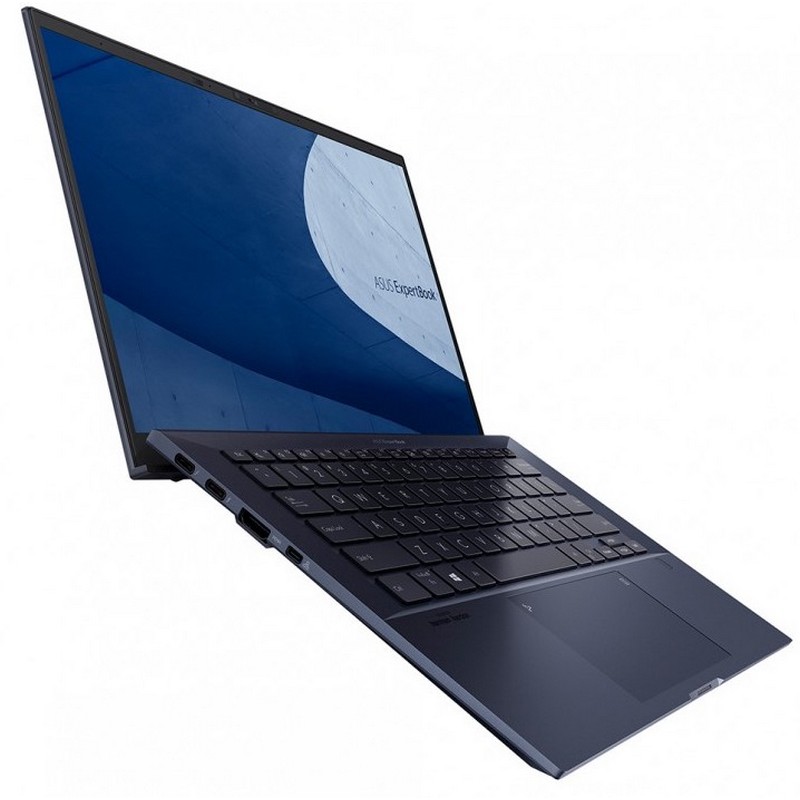 Ноутбук ASUS B9400CEA-KC0308T 66Вт/ч батарея +cable +bag 14"(1920x1080 (матовый) IPS)/Intel Core i5 1135G7(2.4Ghz)/16384Mb/512PCISSDGb/noDVD/Int:Intel Iris Xe Graphics/Cam/BT/WiFi/war 1y/1.01kg/Star Black/W10 + Support NumberPad 90NX0SX1-M03630 90NX0SX1-M03630