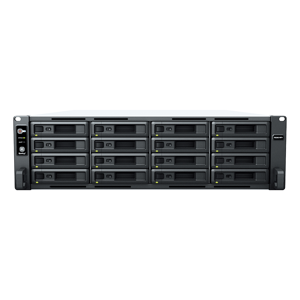СХД Synology RS2821RP+ Rack 3U QC2,1GhzCPU/4Gb(upto 64)/RAID0,1,10,5,6/upto 16hot plug HDDs SATA(3,5' or 2,5')(upto 28 with RX1217)/2xUSB/4GE (1xExpslot)/iSCSI/2xIPcam(upto 40)/2xPS/no rail/3YW RS2821RP+ RS2821RP+