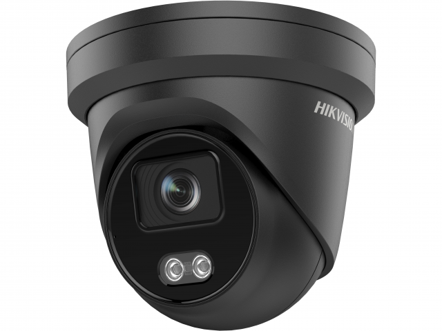 IP Видеокамера Hikvision 4Мп уличная купольная с LED-подсветкой до 30м и технологией AcuSense Черная  DS-2CD2347G2-LU(C) (BLACK) 2.8mm DS-2CD2347G2-LU(C) (BLACK) 2.8mm