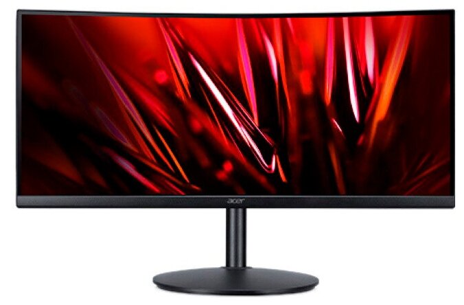 Монитор Acer 34" Nitro EI342CKRPbmiippx,21:9, VA, HDR 400,3440x1440, 144Hz DP, 1ms, 400 nits, 3000:1, 2xHDMI + 2xDP + Колонки 2Wx2, FreeSync Premium Pro, Black Curved 1500R UM.CE2EE.P01 UM.CE2EE.P01