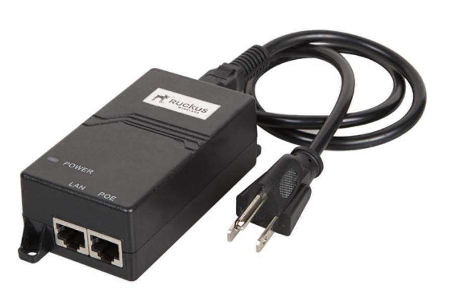 PoE адаптер Ruckus (10/100/1000Mbps) стандарта 802.3af 902-0162-EU00 902-0162-EU00