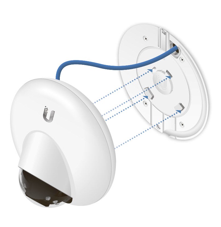 Камера Ubiquiti UniFi Video Camera G3 Dome 1080p Full HD, 30fps, EFL 2.8 мм (UVC?G3?DOME) UVC?G3?DOME