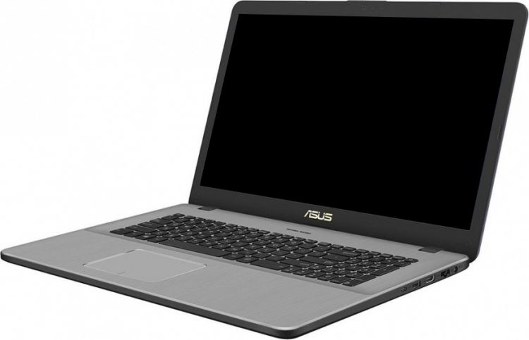 Ноутбук ASUS VivoBook Pro 17 N705UD-GC174 Core i7 8550U/16Gb/1TB HDD/17.3"FHD IPS (1920x1080)/no ODD/ GeForce GTX1050 2Gb/WiFi/BT/Cam/Illum KB/DOS/2.1Kg/Grey_meta (90NB0GA1-M02570)l 90NB0GA1-M02570