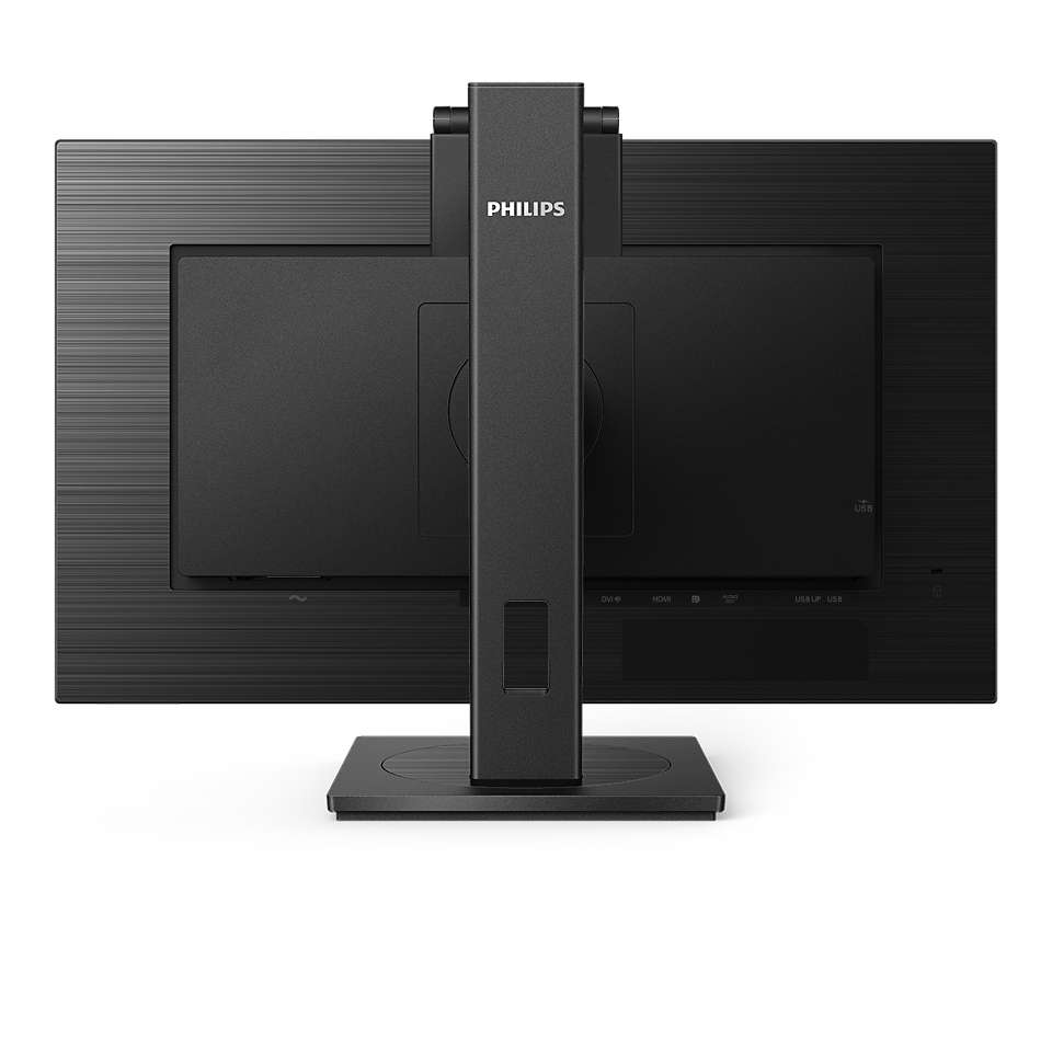 Монитор Philips 27" 2560x1440 75 Гц IPS W-LED 16:9 4ms HDMI DVI DP 3*USB3.2 50M:1 178/178 300cd webcamera Windows Hello HAS Pivot Tilt Swivel Speakers Black 275B1H/00 275B1H/00