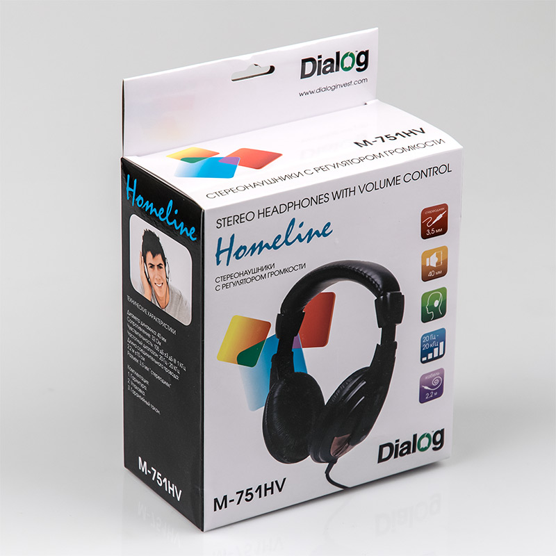 Наушники Dialog  Black M-751HV M-751HV
