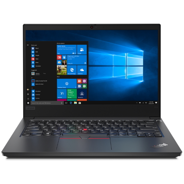 Ноутбук Lenovo ThinkPad  E14-IML 14" FHD (1920x1080) IPS, I3-10110U(2.10 GHz), Intel UHD Graphics, 4GB DDR4, 256GB SSD , No ODD, WiFi, BT, FPR, no WWAN, 720P, 3 cell, DOS, black, 1.75kg, 1y.c.i 20RA0035RT 20RA0035RT #8