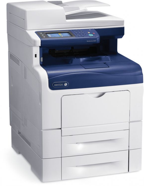 МФУ Xerox WorkCentre 6605N A4, 35 ppm/35 ppm, max 80K p/m, 512 MB, PCL 5/6, PS3, DADF, USB, Eth WC6605N# WC6605N#