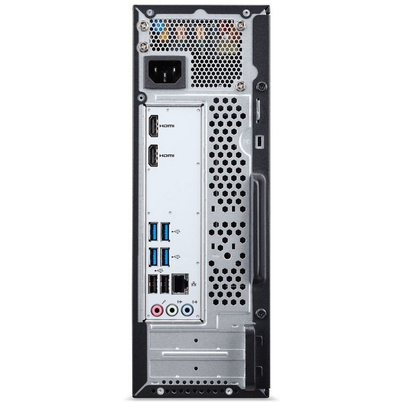 Персональный компьютер Acer Aspire XC-895 SFF i5 10400 (2.9)/8Gb/SSD128Gb/UHDG 630/CR/Windows 10 Professional/GbitEth/180W/черный DT.BEWER.019 DT.BEWER.019
