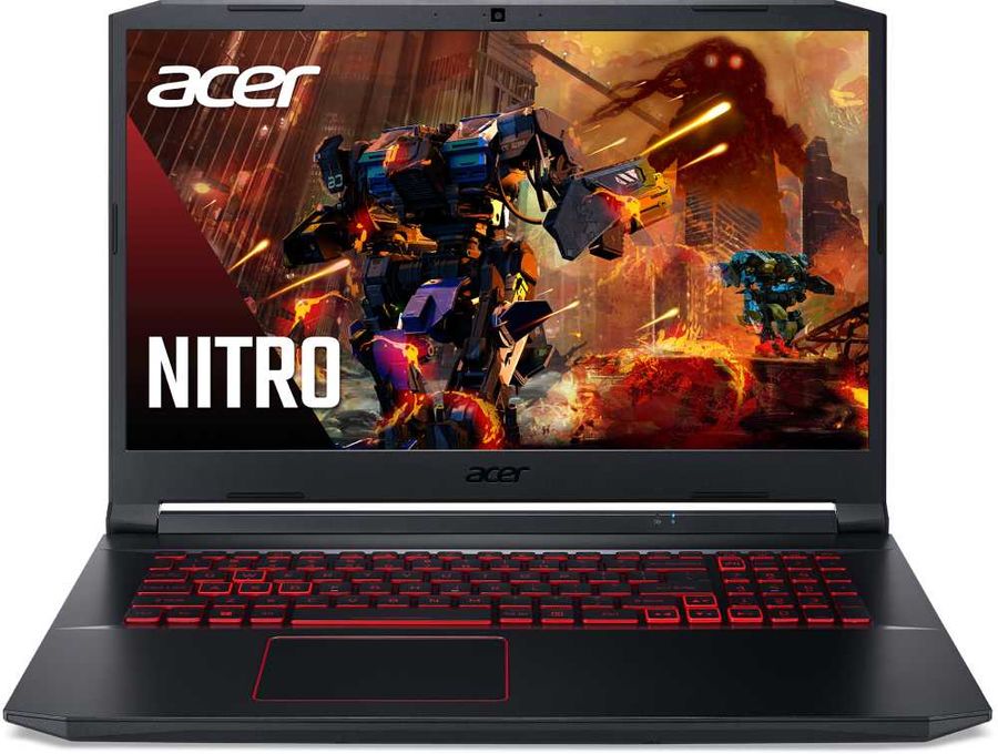 Ноутбук Acer Nitro 5 AN517-54-53FL Core i5 11400H 16Gb SSD512Gb NVIDIA GeForce RTX 3050 Ti 4Gb 17.3" IPS FHD (1920x1080) Windows 10 Home black WiFi BT Cam NH.QC7ER.005 NH.QC7ER.005