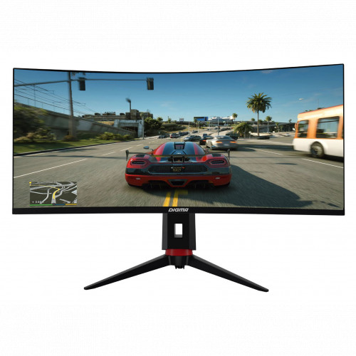 Монитор Digma 34" Gaming 3440x1440 165Hz G-Sync 300cd/m2 21:9 DM-MONG3410 DM-MONG3410