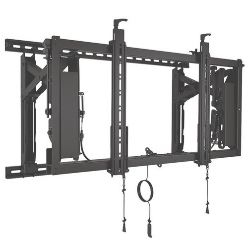 Крепление настенное Chief LVS1U ConnexSys с рейками для видеосистемы (на 1 экран), 42-80",от +4° до -2,5°, до 68 кг, LandScape, 200 x 100 - 700 x 400 mm, Black LVS1U LVS1U