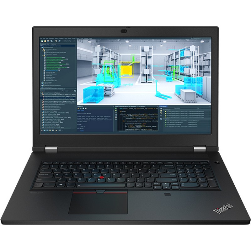 Ноутбук Lenovo ThinkPad P17 Gen 1 17.3" UHD (3840x2160) IPS AG 500N, i7-10750H 2.6G, 2x16GB SO-DIMM DDR4-3200, 512GB SSD M.2, T2000 4GB, WiFi 6, BT, NoWWAN, FPR, SCR,IR Cam, 6сell 94Wh,170W, Win 10 Pro, 3Y PS, 3.5kg 20SN002WRT 20SN002WRT
