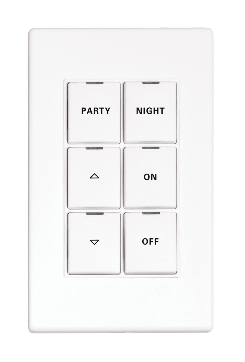 Панель управления Crestron Designer Keypad, 12-Buttons, White Textured; includes 1-gang faceplate CNX-B12-W-T CNX-B12-W-T #1