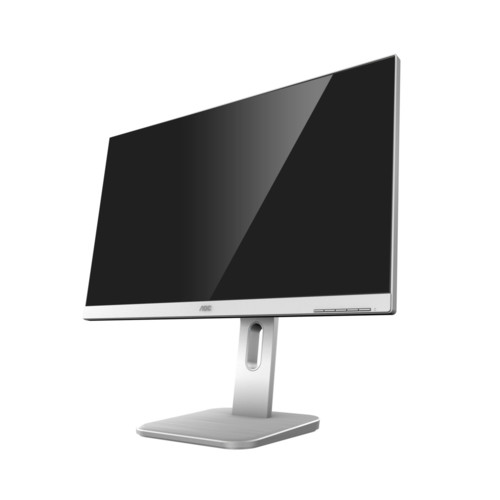 Монитор AOC 23.8" серый IPS 1920x1080@60Hz 5ms 178/178 250cd 1000:1 Frameless HDMI1.4 DisplayPort1.2 DVI D-Sub USB3.0x4 AudioOut 2Wx2 Pivot 24P1/GR 24P1/GR