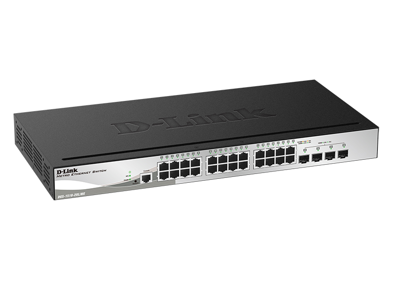 БУ Коммутатор D-Link управляемый 2 уровня с 24 портами 10/100/1000Base-T и 4 портами 1000Base-X SFP DGS-1510-28L/ME БУ DGS-1510-28L/ME