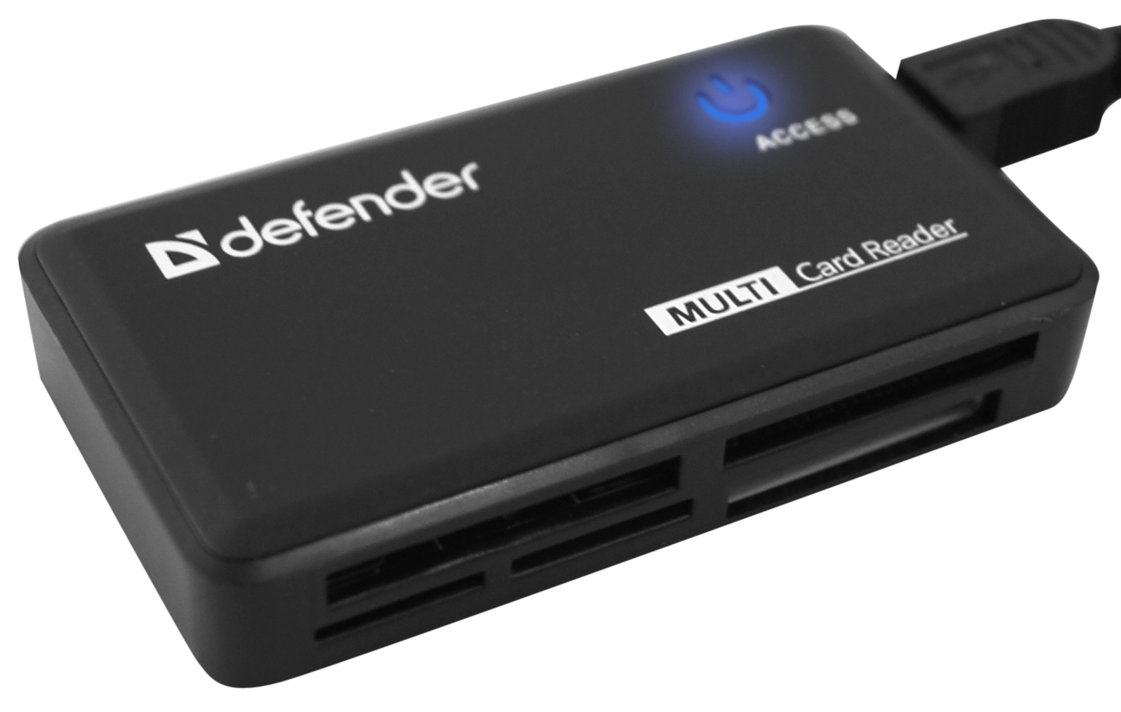 Устройство чтения карт памяти Defender OPTIMUS USB 2.0, универс. черный 83501 83501