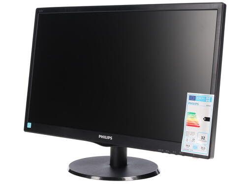 Монитор Philips 21.5" 223V5LHSB (00/01) Glossy-Black TN LED 5ms 16:9 HDMI 10M:1 250cd 223V5LHSB