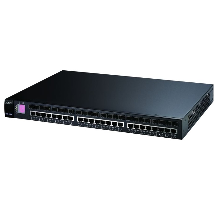 Коммутатор ZYXEL управляемый L3+ 24 Gigabit Ethernet, совмещенными с SFP-слотами, 2 портами 12G CX4 и слотом расширен 91-010-181001B 91-010-181001B
