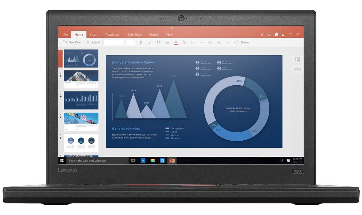 Ноутбук Lenovo Thinkpad X260 12.5" ( i5 , 1366x768, 4.0Gb, 508Gb HDD+SSD Cache, HD520/WiFi (20F6S02A 20F6S02A00