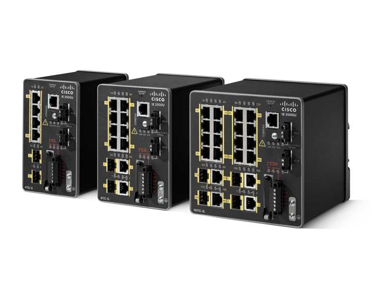 Коммутатор Cisco IE 2000U 8 x 10/100,2 T/SFP GE ports with 1588 (IE-2000U-8TC-G) IE-2000U-8TC-G