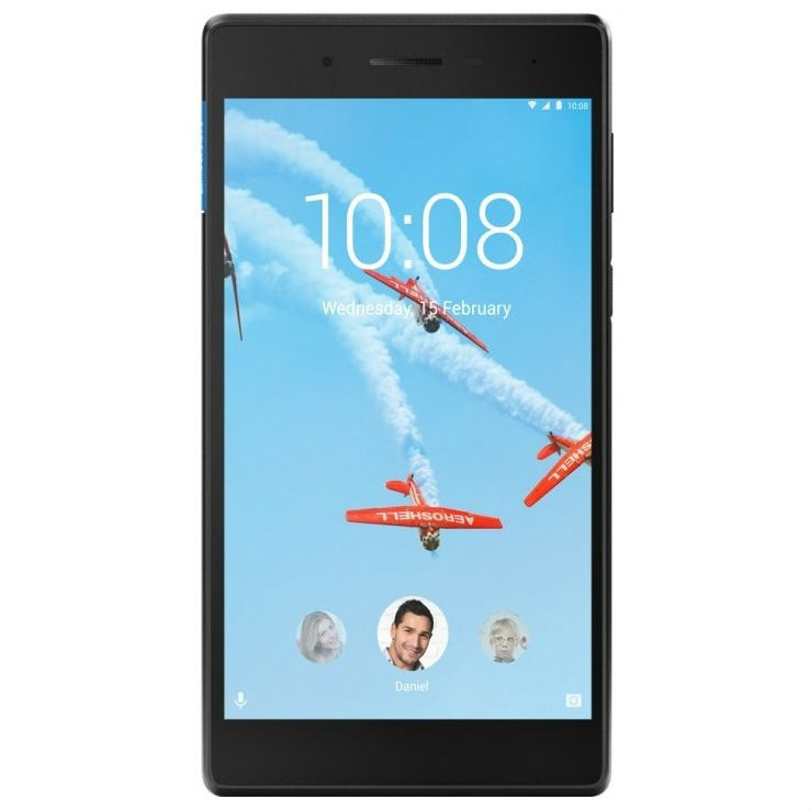 Планшетный компьютер Lenovo Tab 4 TB-7304X MT8735D (1.1) 4C/RAM1Gb/ROM16Gb 7" IPS 1024x600/3G/4G/Android 7.0/черный/2Mpix/2Mpix/BT/GPS/WiFi/Touch/microSD 128Gb/minUSB/3450mAh/10hr ZA330081RU ZA330081RU