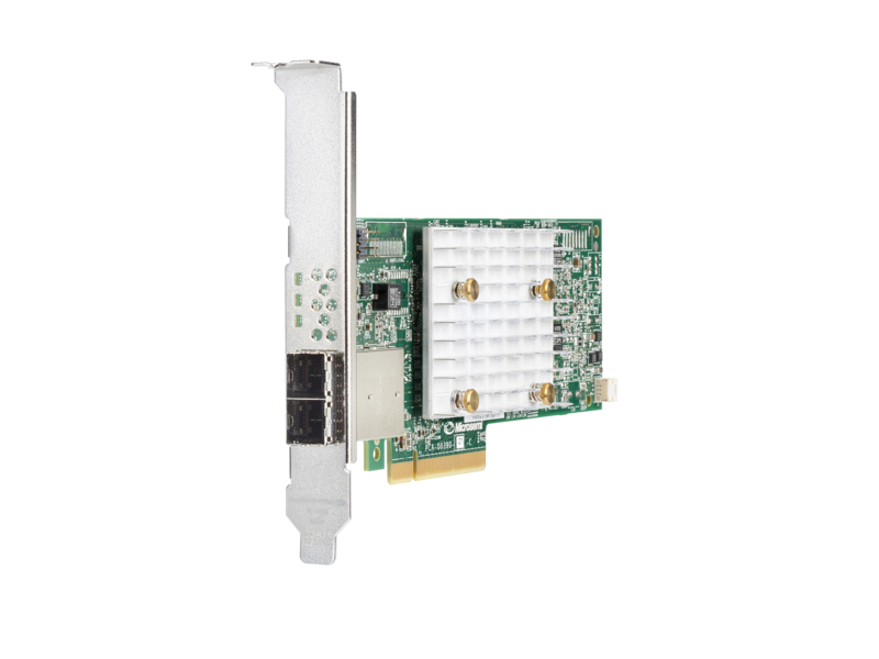 Контроллер HPE Smart Array P408e-p SR Gen10/4GB Cache(no batt. Incl.)/12G/2 ext. mini-SAS(SFF8644)/PCI-E 3.0x8(HP&LP bracket)/RAID 0,1,5,6,10,50,60 (requires P01 804405-B21 804405-B21