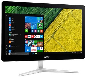 Моноблок Acer Aspire Z24-880 ( 23.8'' FHD 1920x1080/nonTOUCH/Intel Core i3-7100T 3.40GHz Dual/6GB/1TB/GMA HD/DVD-RW/WiFi/BT4.0/CR/KB+MOUSE/ W10H/1Y/SILVER)(DQ.B8VER.009) DQ.B8VER.009