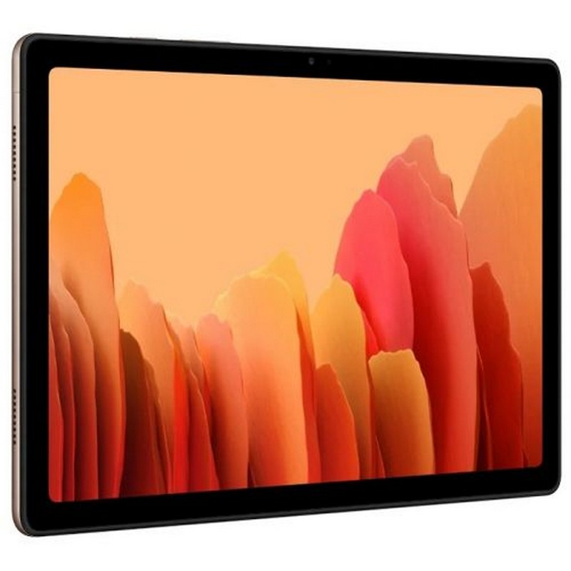 Планшетный компьютер Samsung Galaxy Tab A7 SM-T505N 2.0 8C/RAM3Gb/ROM64Gb 10.4" TFT 2000x1200/3G/4G/Android 10.0/золотистый/8Mpix/5Mpix/BT/GPS/WiFi/Touch/microSD 1Tb/7040mAh SM-T505NZDESER SM-T505NZDESER