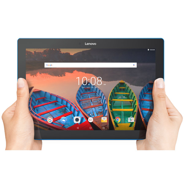 Планшетный компьютер Lenovo Tab 10 TB-X103F Snapdragon 210 (1.3) 4C/RAM1Gb/ROM16Gb 10.1" IPS 1280x800/Android 6.0/черный/5Mpix/2Mpix/BT/WiFi/Touch/microSD 64Gb/minUSB/7000mAh/10hr ZA1U0077RU ZA1U0077RU