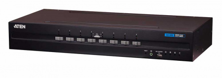 KVM-переключатель ATEN электрон,, KVM+Audio+USB 2,0,  1 user PS2/USB+2xHDMI =>  8 cpu USB+8xHDMI, без шнуров, 3840x2160 30Hz, настол,, исп,стандарт,шнуры, без OSD, некаскад,, CS1148H-AT-G CS1148H-AT-G