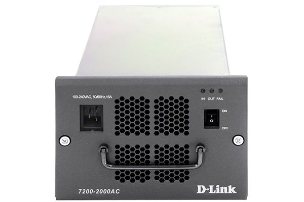 Блок питания D-Link Power supply AC 2000W with active PFC for DES-7206 and DES-7210 7200-2000AC 7200-2000AC