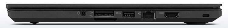 Ноутбук Lenovo ThinkPad T460, 14.0" (1920x1080), i7-6500U(2.5GHz), 8GB, 512GB SSD, Nvidia GeForce 940MX 2GB, WWAN ready, WiFi, BT, TPM, FPR, WebCam, 3cell+3 cell, Win 1 Pro 64 20FNS0H000