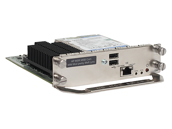 Модуль HPE MSR MSB Com MIM Mod Pwrby Msft Lync JG588A JG588A