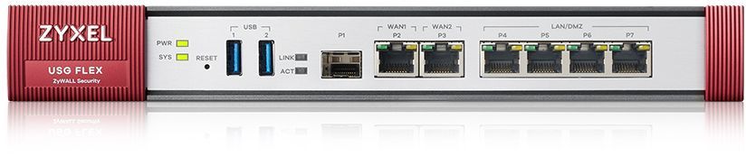 Межсетевой экран Zyxel ZyWALL USG FLEX 200, Rack, 3xWAN GE (2xRJ-45 и 1xSFP), 4xLAN/DMZ GE, 2xUSB3.0, AP Controller (8/40) USGFLEX200-RU0101F USGFLEX200-RU0101F