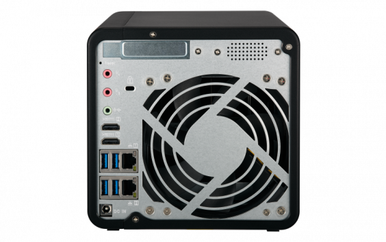 Сетевой RAID-накопитель QNAP 4 отсека для HDD, 2 HDMI-порта. Intel Celeron J3455 1,5 ГГц, 4 ГБ. TS-453B-4G TS-453B-4G