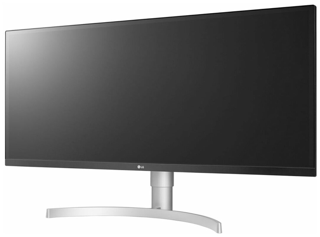 Монитор LG 34" IPS LED, 3440x1440, 5ms, 178°/178°, 350cd/m2, 1000:1 (Mega DCR), 2*HDMI, DP, Thunderbolt 3, 60Hz, AMD FreeSync, HDR400, колонки, Silver-Black 34WL850-W 34WL850-W