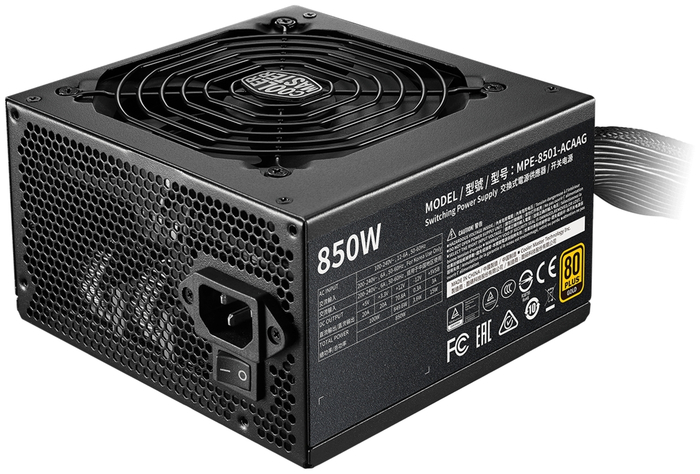 Блок питания CoolerMaster MWE Gold 850 - V2 MPE-8501-ACAAG-EU MPE-8501-ACAAG-EU #1