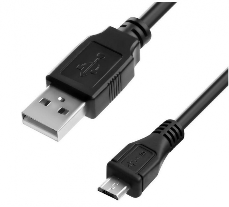 Кабель Bion USB 2.0 - micro USB, AM-microB 5P, 1.8м, черный BXP-CCP-mUSB2-AMBM-018 BXP-CCP-mUSB2-AMBM-018