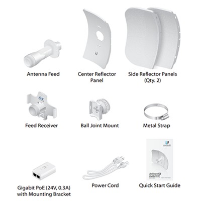 Антенна Ubiquiti LiteBeam 5AC-23 параболическая активная LBE-5AC-23 #8