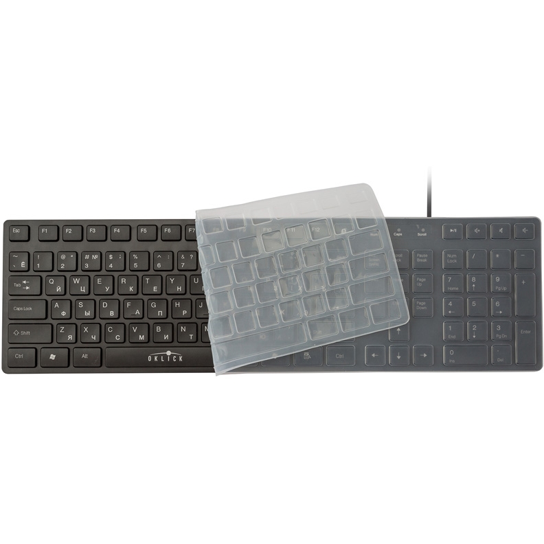 Клавиатура Oklick 556S (черный USB slim Multimedia) (335972) 335972 #4