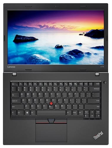 Ноутбук Lenovo ThinkPad L470 L470, 14.0" (1366x768), i3-7100U(2.4GHz), 4GB, 500GB (7200rpm), Intel HD, WWAN ready, WiFi, BT, FPR, WebCam, 6cell, Win 10 Pro (20J4000QRT) 20J4000QRT