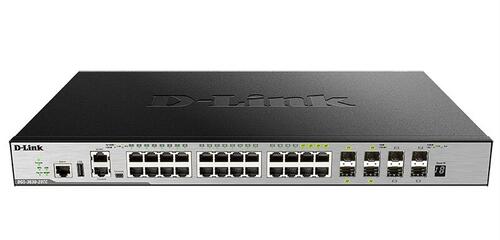 Управляемый стекируемый коммутатор D-Link L3 Managed Switch with 20 10/100/1000Base-T ports and 4 100/1000Base-T/SFP combo-ports and 4 10GBase-X SFP+ ports DGS-3630-28TC/A1ASI DGS-3630-28TC/A1ASI