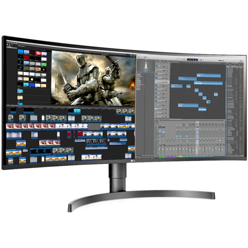 Монитор LG 34" UltraWide 34WL85C-B черный IPS LED 21:9 HDMI M/M матовая HAS 1000:1 300cd 178гр/178гр 3440x1440 DisplayPort UWQHD+ USB 8кг 34WL85C-B.ARUZ 34WL85C-B.ARUZ