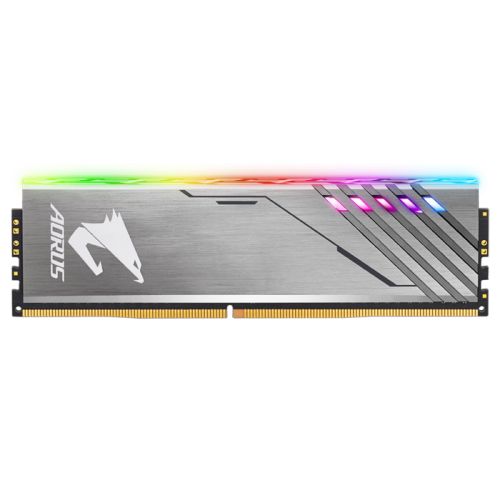 Модуль памяти Gigabyte 16GB DDR4 3200 DIMM Aorus RGB Silver Gaming Memory 2 pack Non-ECC, CL16, 1.35V, Kit (2x8GB), RTL  (804855) GP-AR32C16S8K2HU416R GP-AR32C16S8K2HU416R