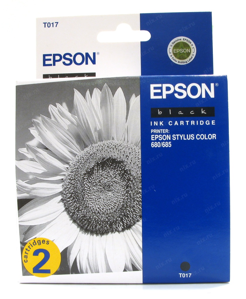 КАРТРИДЖ T017 для EPSON STYLUS COL680  BLACK Спецификация №1085/1 06.02.2015 #3