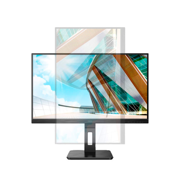 Монитор AOC 28" 3840x2160@60Гц IPS LED 16:9 4ms 2*HDMI DP 4xUSB 3.2 50M:1 1000:1 178/178 300cd HAS Pivot Tilt Swivel Speakers Black U28P2A U28P2A #4