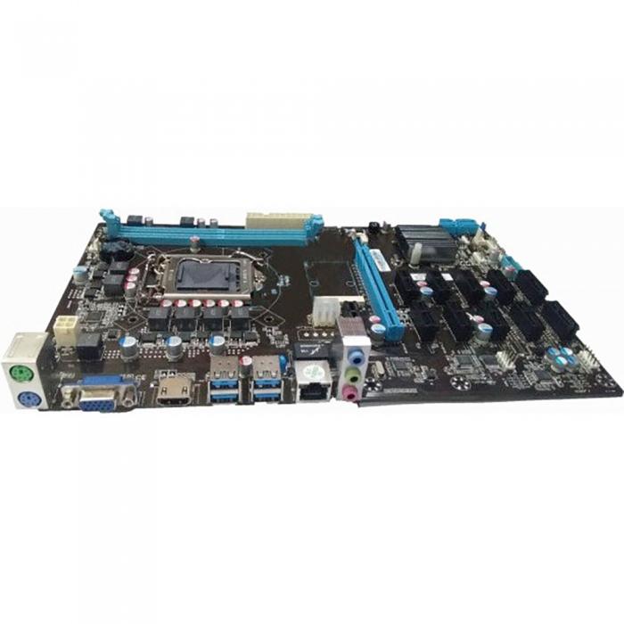 Материнская плата ITZR , 1xPCI-Ex16, 11xPCI-Ex1, RTL B250-BTC-Gladiator B250-BTC-Gladiator