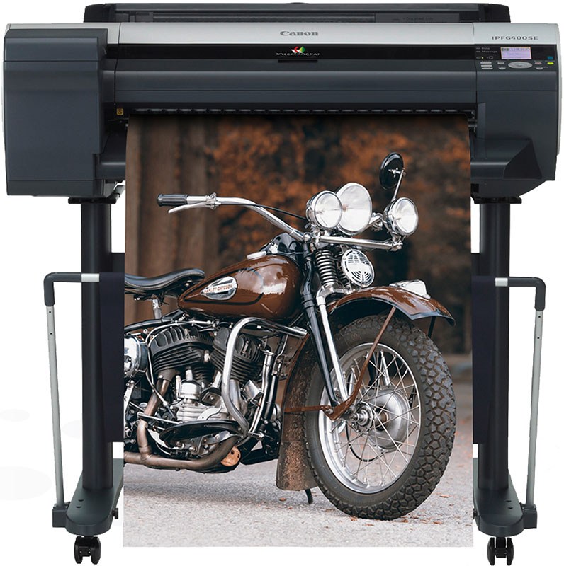 Плоттер Canon iPF6400se 24"/610mm, 6 colors, (макс.объём-300мл)  2400x1200dpi, 256Mb, полистовая подача, загрузка рулона сверху, USB/LAN 8573B003 8573B003