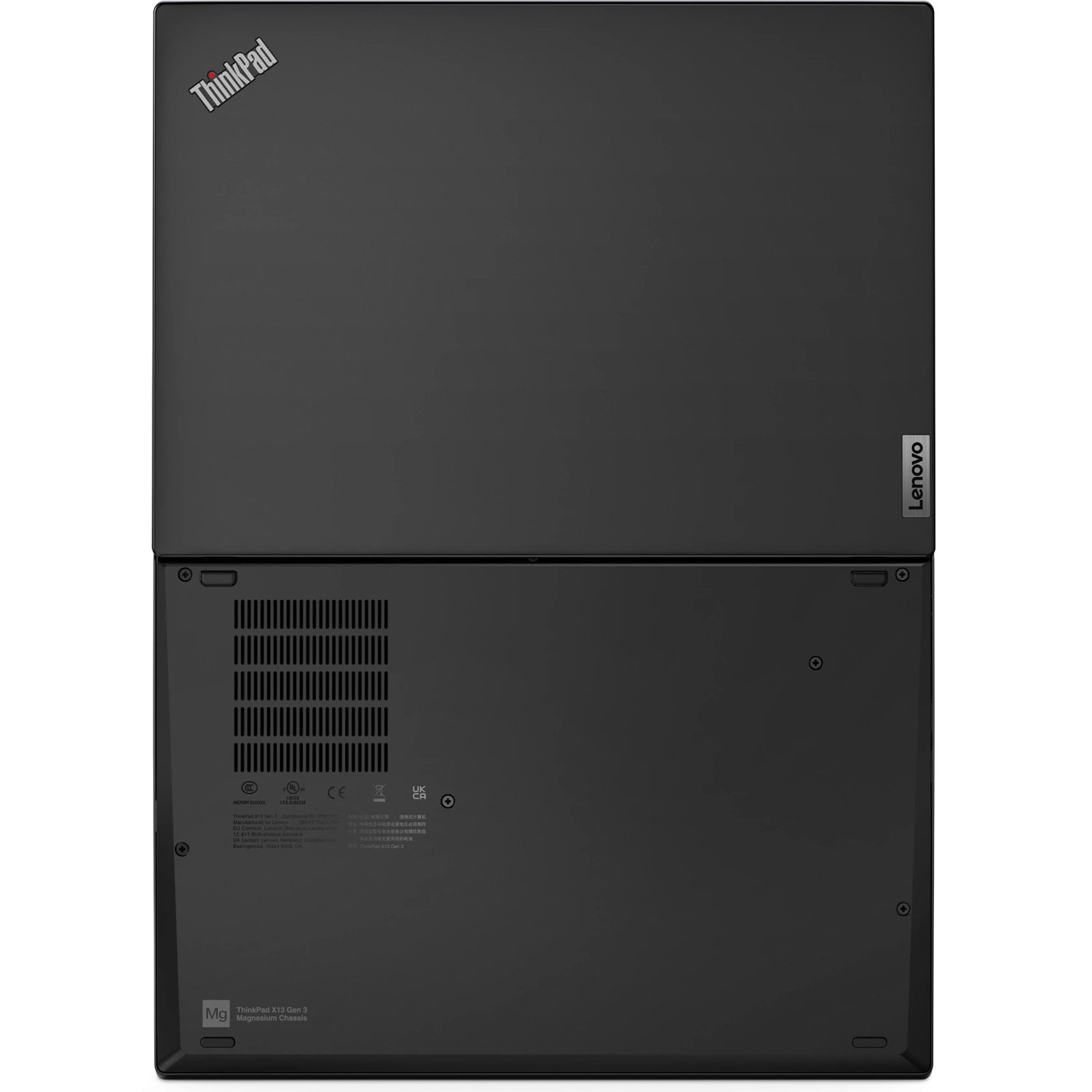 Ноутбук Lenovo X13 G3 13.3" WUXGA (1920x1200) TOUCHSCREEN i7-1280P 1TB SSD 32GB W11_Pro BLACK 1Y (OS:ENG; Keyb:ENG, Powercord:US) 21BN0011US 21BN0011US